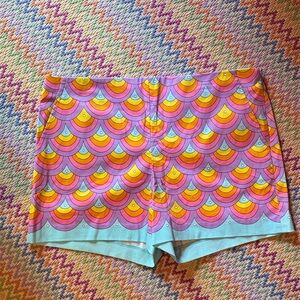 Colorful Patterned Women Shorts Trina Turk 14